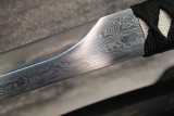 花纹钢砍铁浪人武士刀（纯手工打造）