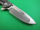 XM-18高端全钛柄折刀（波浪纹）