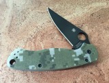 Spyderco PC2 战术折刀（迷彩黑刃)