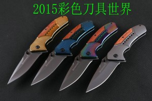 勃朗宁F81四色快开折刀