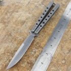 蝴蝶BENCHMADE经典BM62蝴蝶甩刀全钛柄