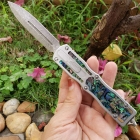 微技术鲍贝甲虫大马士革双锋跳刀
