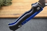 定制版M390粉末钢冷钢AD-15战术折叠刀（碳纤柄）